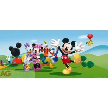 Fototapeta Dětská vliesová obrazová fototapeta Mickey Mouse při hře FTDNH5343 / Obrazové fototapety na zeď pro děti 1 dílné Disney FTDH0643 AG Design (202 x 90 cm)