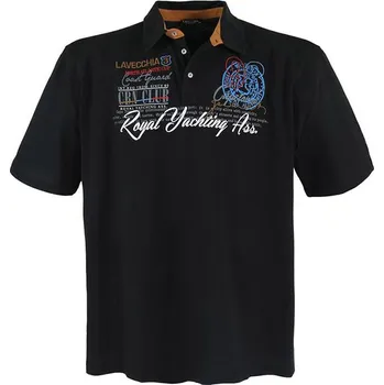 Pánské tričko Lavecchia 4688 černé