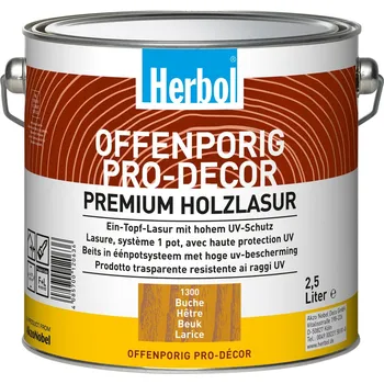 lazura Herbol Offenporig Pro-Décor 2,5 l