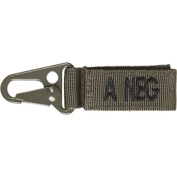 Neprůstřelná vesta Karabina s krevní skupinou A NEG Mil-Tec - olivová