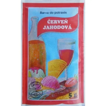 Přisada na vaření a pečení Aroco Prášková barva červeň jahodová 5 g