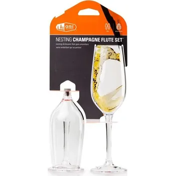 GSI Nesting Champagne Flute Set