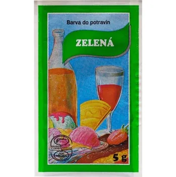 Přisada na vaření a pečení Aroco Prášková barva zelená 5 g