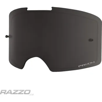 Náhradní šedé sklo Oakley Front Line MX Plutonite Lens Dark Grey
