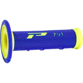 grip a Dvouvrstvé motokrosové rukojeti - gripy Progrip 791 FLUO YELLOW/BLUE (Rukojeti na řidítka, ručky na moto)