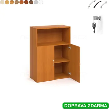 Policová skříň DZ 3 80 02 Hobis Drive - Skříň uzamykatelná, dveře plné, nika