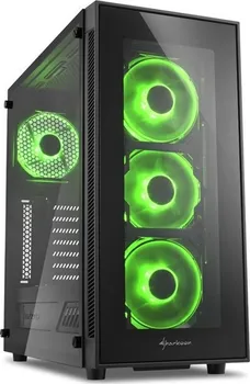 PC skříň Sharkoon TG5 Glass Green 