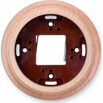 vypínač FONTINI by Font Barcelona Rámeček vystouplý GARBY/natural+lak Kolik prvků rámečku: 1-nás. rámeček 30 801 81 2