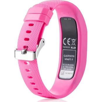 Gumový řemínek TVC pro Garmin Vivofit 4/Garmin Vivofit4 (velikost S) Barva: Růžová (světlá)