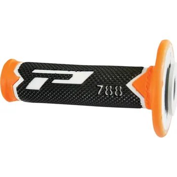 Třívrstvé GRIPY MX Progrip 788 GRAY/ORANGE/BLACK (Motokrosové rukojeti)