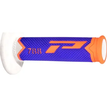 Třívrstvé GRIPY MX PROGRIP 788 ORANGE/BLUE/WHITE (Motokrosové rukojeti)