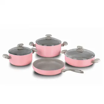 Hrnec Korkmaz Mia Manolya růžová 7 ks