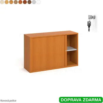 Policová skříň SZ 2 120 01 L Hobis Strong - Skříň uzamykatelná, roleta levá