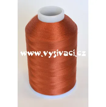 Nit vyšívací nitě hnědá ROYAL C353 návin 5000m viskóza Jednotka: 1 kón návin 5000m