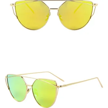Sluneční brýle Stylové dámské sluneční brýle - zlaté
