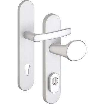 Dveřní kování ROSTEX EL1/F1 klika/madlo 90 mm elox