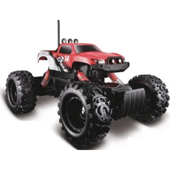 RC model auta Maisto RC Rock Crawler červená