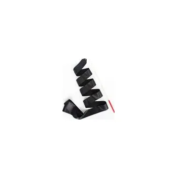 Stuha moderní gymnastika 4 m - různé barvy Černá