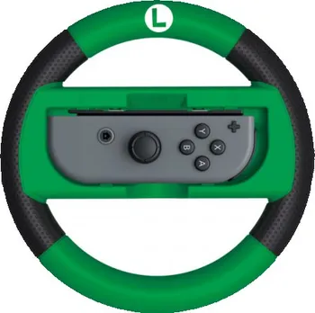 Herní volant Hori Joy-Con Wheel Deluxe - Luigi (NSP1162)