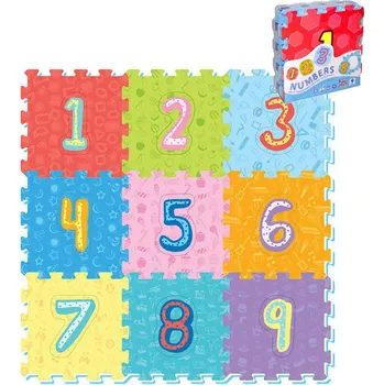 Wiky pěnové puzzle číslice 9 dílků