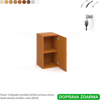 Policová skříň DZ 2 40 01 Hobis Drive - Skříň uzamykatelná, dveře plné