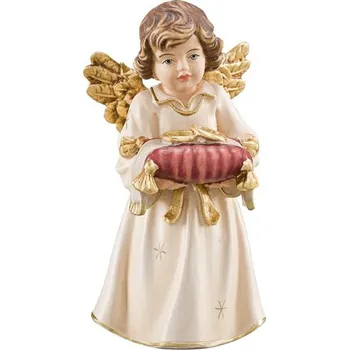 Vánoce Ornatis Anděl svatební Provedení: Malovaná, Velikost stojících figur dospělých postav: 5 cm Dřevěný vyřezávaný anděl svatební