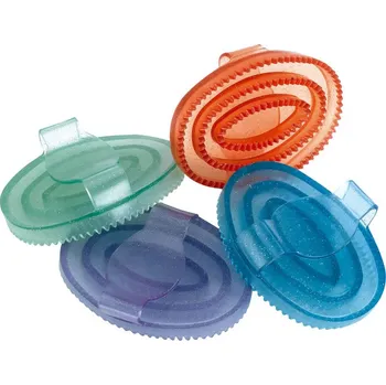 Čištění pro koně hřbílko malé gumové barva: fialová