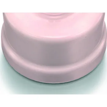 vypínač FONTINI by Font Barcelona Porcelánové dvojtlačítko GARBY/retro pastel Barva: růžový pastel 30 343 87 2