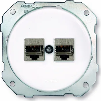 vypínač FONTINI by Font Barcelona Dvojitá porcelánová PC zásuvka LOW stíněná Barva: černá 34 761 27 2