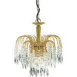 Searchlight 5173-3 WATERFALL závěsné svítidlo 3xE14 + STOLNÍ OTOČNÝ VENTILÁTOR BERGEN - NASTAVITELNÝ, BÍLÝ