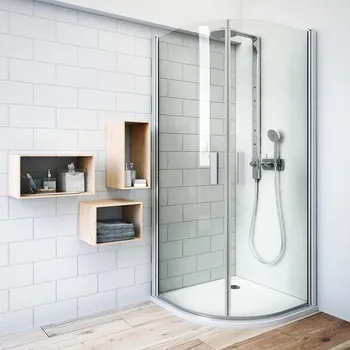 Sprchové dveře TR1 2012 mm 760 970–990 Transparent O Stříbro TR1/1000