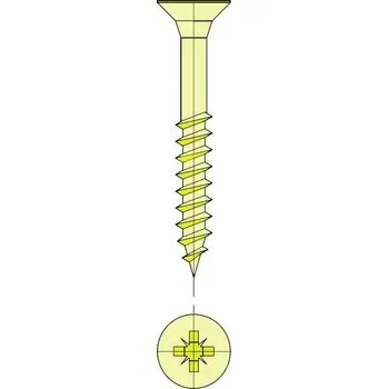 Vrut Univerzální vrut PZ hlava, částečný závit Průměr: 4,5 mm, Délka: 70 mm, Balení: 200 ks