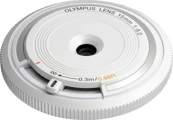 Objektiv Olympus 15 mm f/8 BCL-1580 bílý
