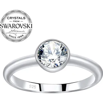 Prsten SILVEGO stříbrný prsten ISADORA se Swarovski® Zirconia JJJR1120SW