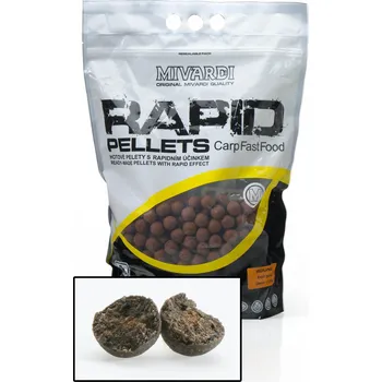 Mivardi Rapid Vyzutý Tonda kuličkové pelety 2,5 kg Mivardi Rapid Vyzutý Tonda kuličkové pelety 2,5 kg
