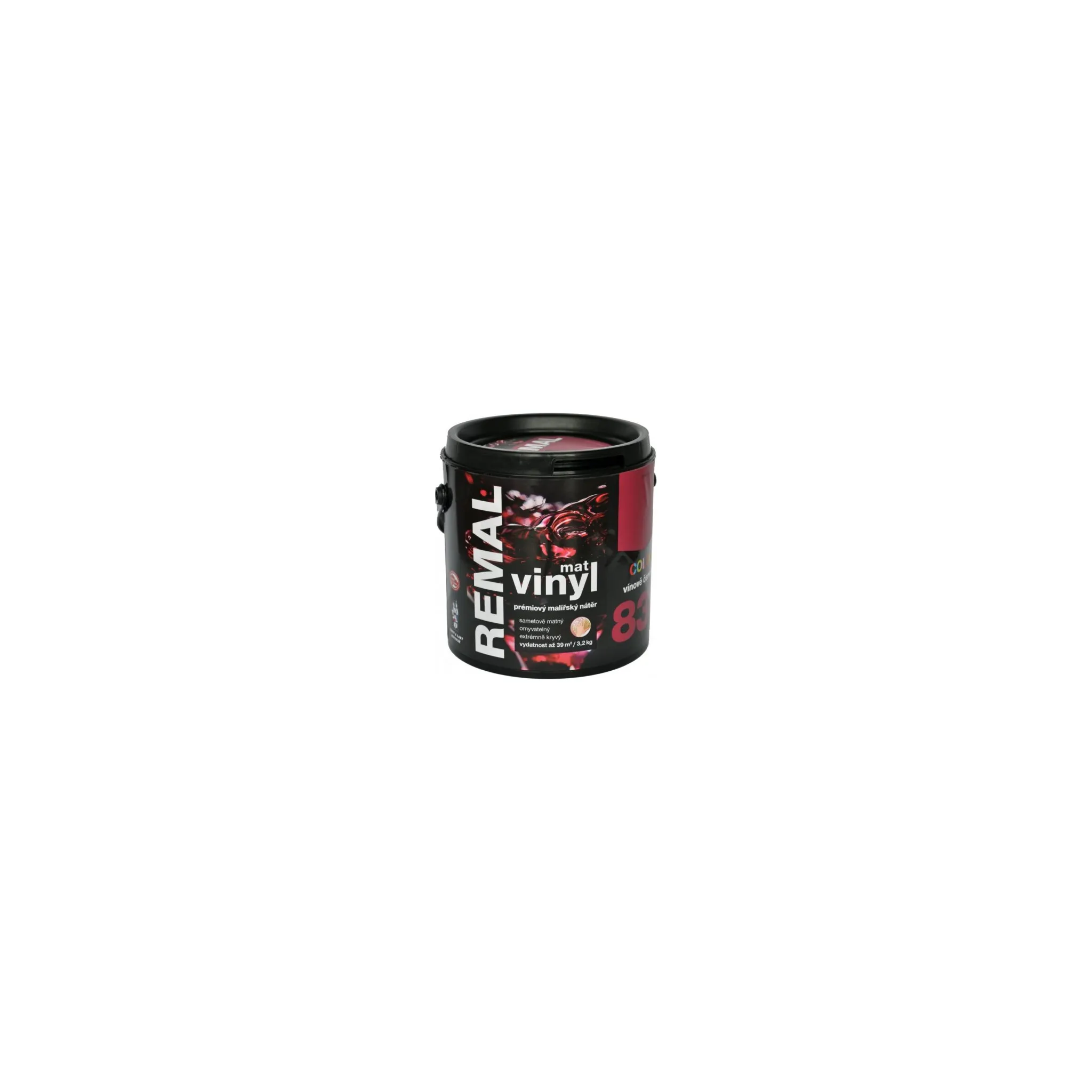 Fotografie 1 - Barva na zeď Remal Vinyl Color mat 830 3,2 kg