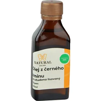 Rostlinný olej Natural Jihlava Olej z černého kmínu 100 ml