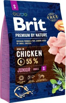 Krmivo pro psa Brit Premium by Nature Junior S