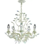 Searchlight 2495-5CR Almand závěsné svítidlo 5xE14 + Sada inteligentní žárovky E14 s dálkovým ovladačem - RGB, WiZ