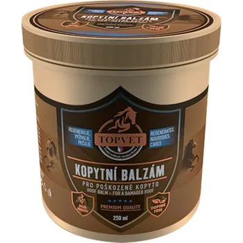 Kosmetika pro koně Topvet Kopytní balzám pro poškozené kopyto 250 ml