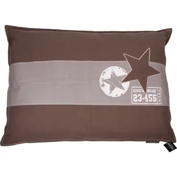 Pelíšek pro psa Luxusní polštář pro psa Lex & Max Star 100 x 70 cm | hnědý