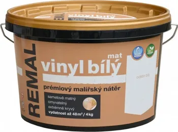 Interiérová barva Remal Vinyl mat bílá 4 kg
