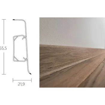 soklová lišta Profile VOX ESQUERO DUO PVC soklová lišta | cena za bm