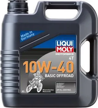 Motorový olej Liqui Moly 4T 10W-40 Basic Offroad 3062 4 l