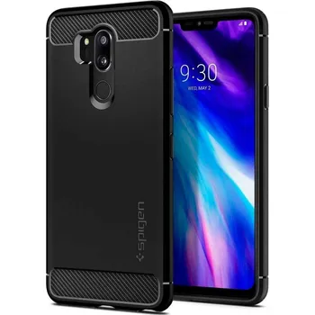Pouzdro na mobilní telefon Spigen Rugged Armor pro LG G7 ThinQ černé