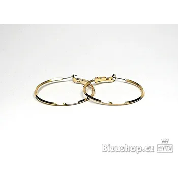 Náušnice Náušnice kruhy zlatá úprava 7909
