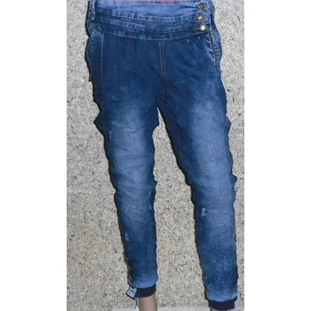 Dámské džíny Dámské rifle/džíny nízký sed (Rifle, harémky modré)