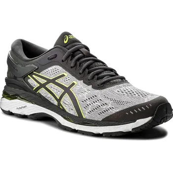 Pánská běžecká obuv Recenze Asics Gel-Kayano 24 Lite-Show Mid Grey/Dark Grey/Safety Yellow