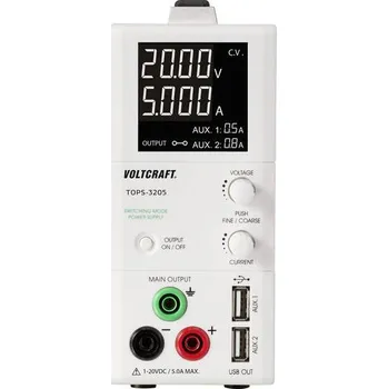 spínaný zdroj Laboratorní zdroj s nastavitelným napětím VOLTCRAFT TOPS-3205, 1 - 20 V/DC, 0.25 - 5 A, 100 W
