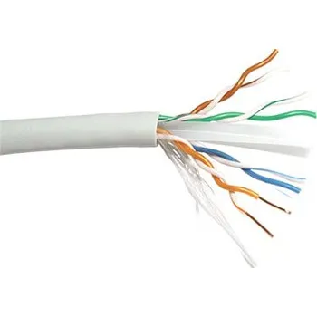 Síťový kabel ROLINE Kabel UTP kulatý, kat. 6a, Eca, 100m, drát - 21.15.1684